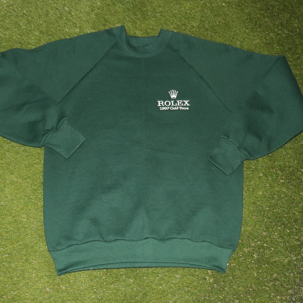 Rolex Forest Green Crewneck Sweater